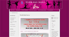 Desktop Screenshot of pendikbaleokulu.com